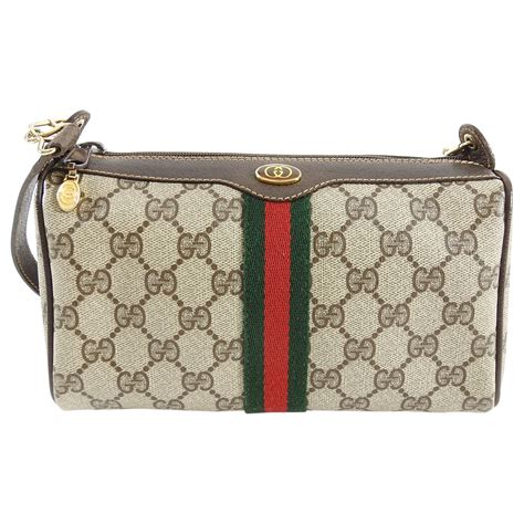 best vintage gucci bags|vintage canvas shoulder bag Gucci.